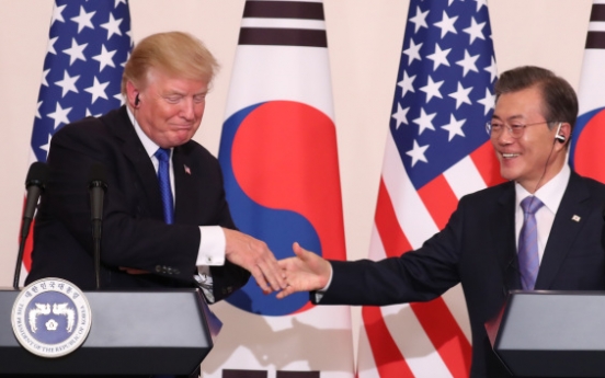 Moon, Trump agree on greater S. Korean missile capabilities