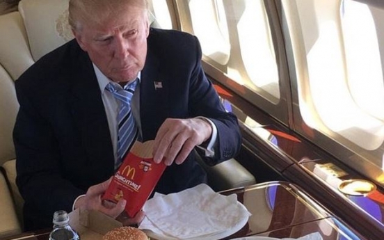 백악관 셰프 당황케한 트럼프의 ‘맥도날드 버거’ 주문