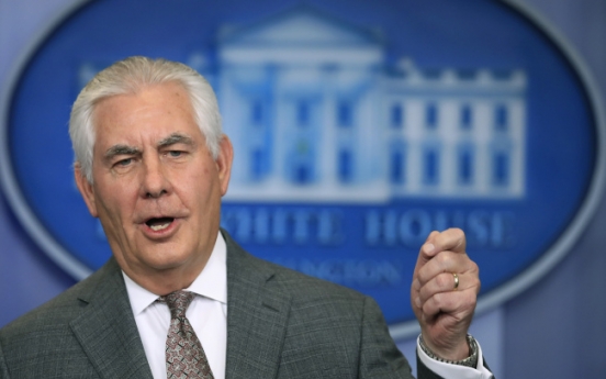 Tillerson urges China to curb oil supply to N. Korea