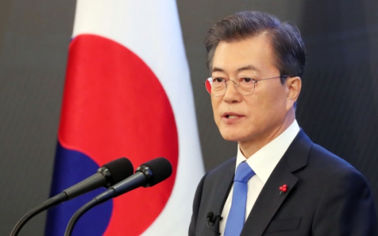 Moon asks to proceed with June referendum on Constitutional amendment