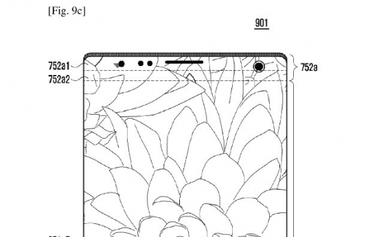 Samsung’s patent shows holes in display for larger screen space