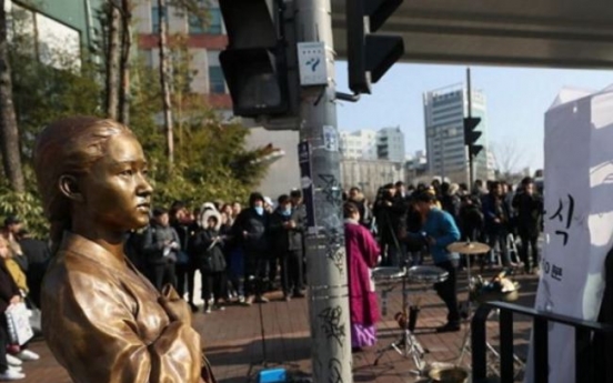 Installation of comfort women statue in front of university thwarted