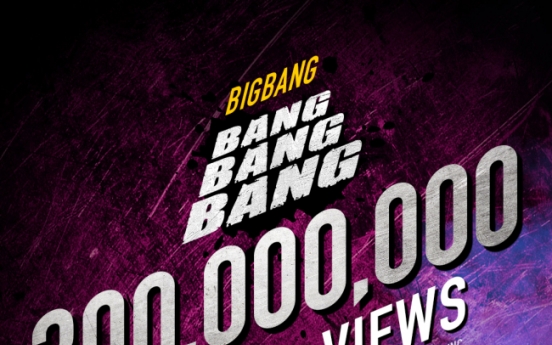Big Bang’s ‘Bang Bang Bang’ tops 300m views on YouTube