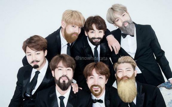 BTS grow beards for April Fools’ Day?