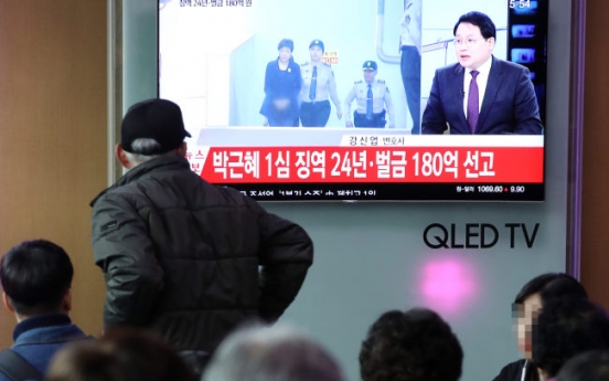 Park Geun-hye sentenced to 24 years in prison