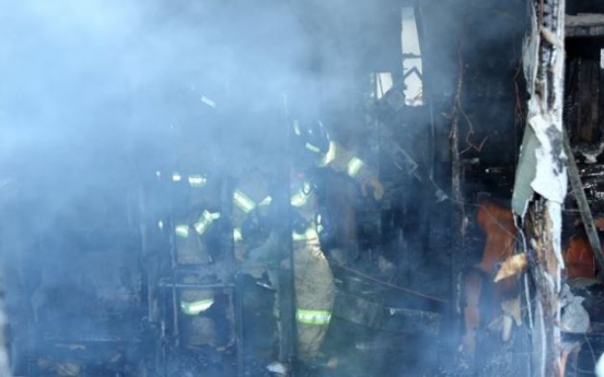 Hospital arson suspect under arrest in Jinju