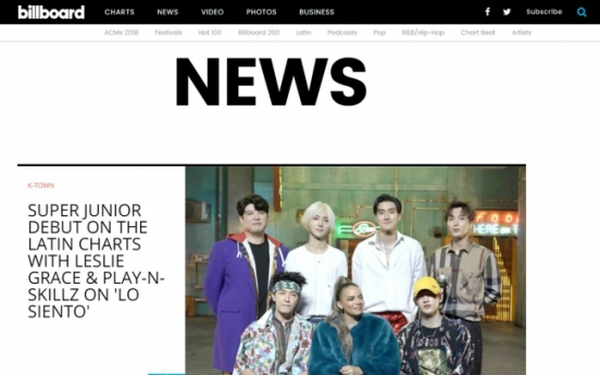 Super Junior’s ‘Lo Siento’ debuts on Billboard’s Latin Chart