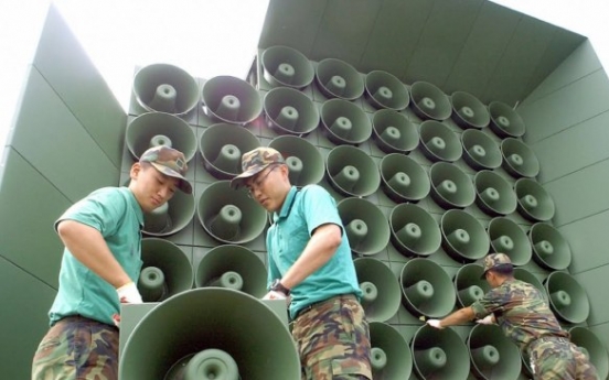 Korea's military to remove propaganda loudspeakers from DMZ