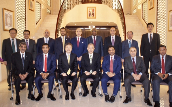 Arab envoys meet ex-UN chief at Omani Embassy