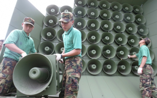 DMZ propaganda loudspeakers to be removed