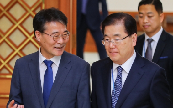 Moon’s top security adviser in US to discuss US-NK summit