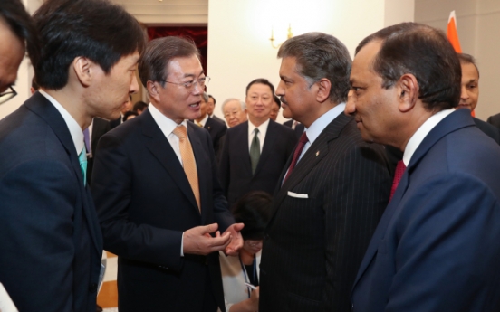 Moon urges Mahindra chief to reinstate fired workers at SsangYong