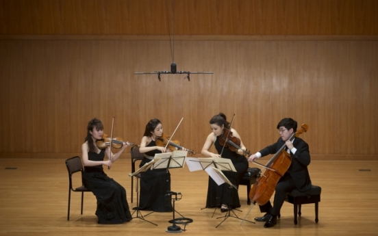 Kallaci String Quartet fills late violinist Kwun Hyuk-joo's place
