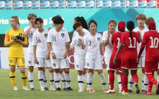 S. Korea crush Maldives 8-0 in women's football