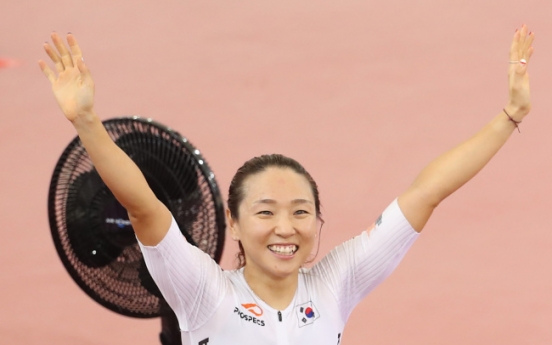 Even with 3 gold medals, S. Korean cyclist hungry for more