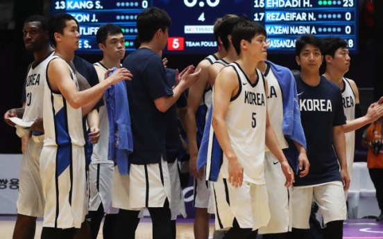 S. Korea falls to Iran 80-68 in men’s basketball semis