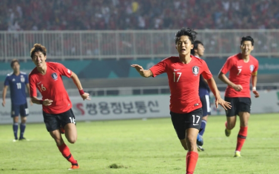 S. Korea beats Japan 2-1 to claim gold in men's football, players avoid military service