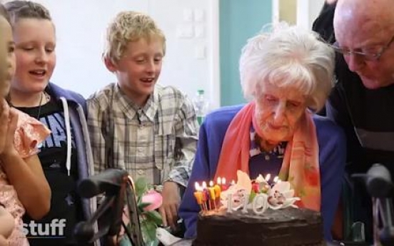 뉴질랜드의 110세 할머니 