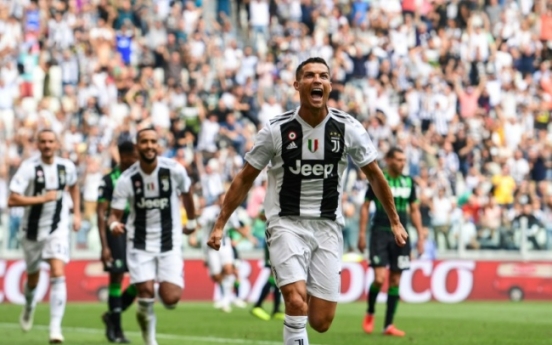Ronaldo off the mark as Juventus maintain 100% record