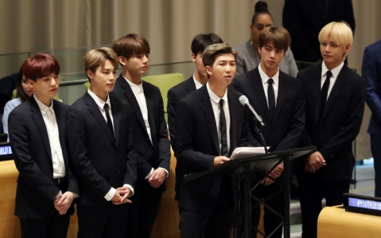 BTS at UN: Find your name and voice by speaking about yourself