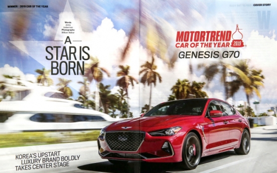 Genesis G70 named car of the year by US magazine