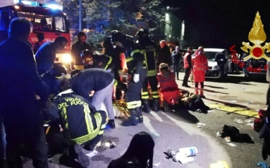 Six dead, dozens hurt in Italy nightclub stampede