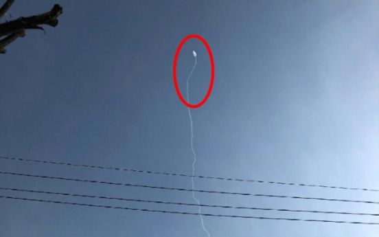 Medium-range missile accidentally launches, explodes in air