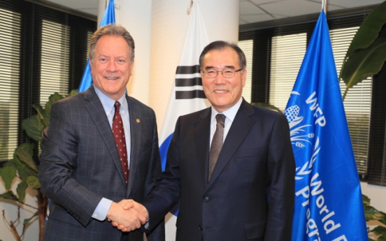 S. Korea recognized by WFP for transforming from recipient to donor