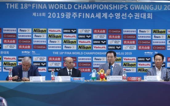 [Gwangju 2019] FINA calls athletes' podium protests 'unfortunate'