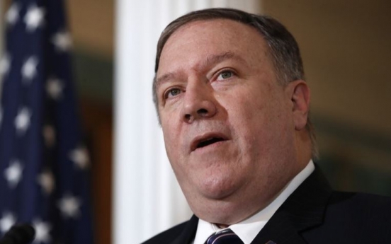 Pompeo says he plans to meet S. Korean, Japanese ministers in Thailand