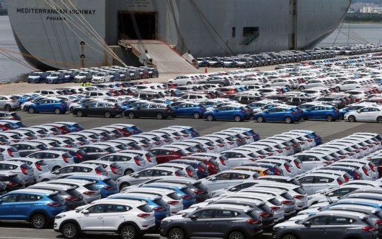 S. Korea's vehicle exports fall 4.8% in September
