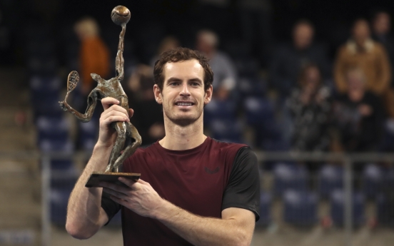 Tearful Murray wins at Antwerp for first ATP title since March 2017