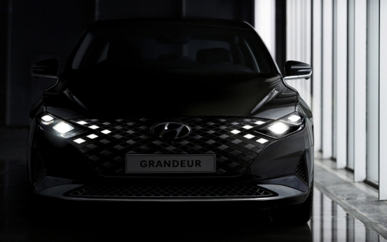 Hyundai unveils teaser images for face-lifted New Grandeur