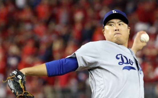S. Korean Ryu Hyun-jin ties for 2nd in NL Cy Young voting