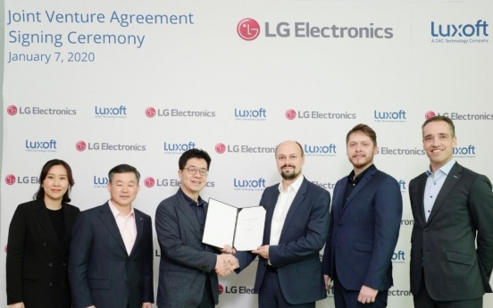 [CES 2020] LG, Luxoft to set up JV for in-vehicle infotainment