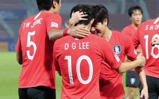 On cloud nine: S. Korea advance to 9th straight Olympic men's football tournament