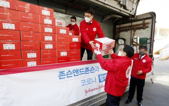 Johnson & Johnson donates W200m worth of masks and relief goods in Korea