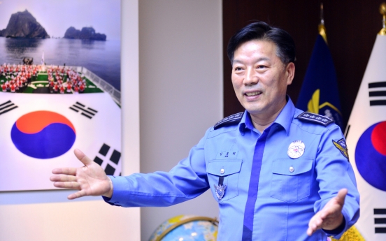 [Herald Interview] New head Kim pledges trustworthy, futuristic Korea Coast Guard