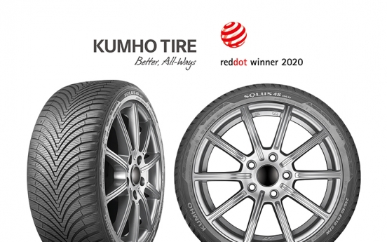 Kumho Tire wins Red Dot Design Award 2020