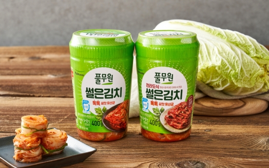 Pulmuone rolls out sliced kimchi packs for small households