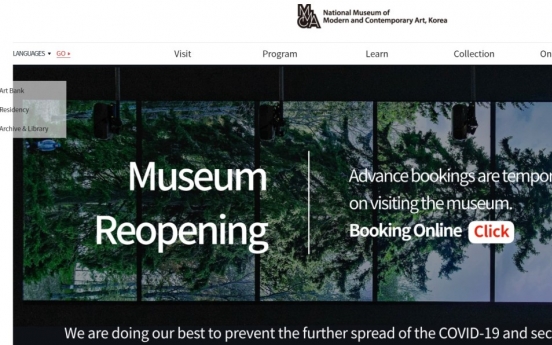 MMCA reopens with online reservation system