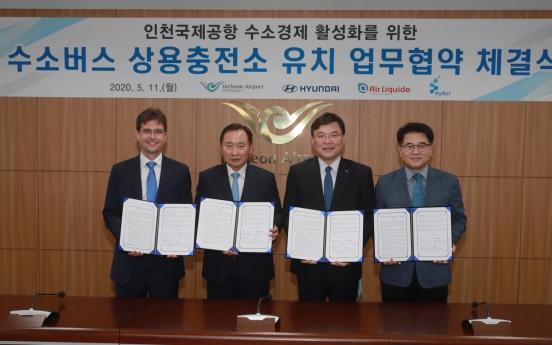 Hyundai Motor to establish hydrogen bus charging station at Incheon airport