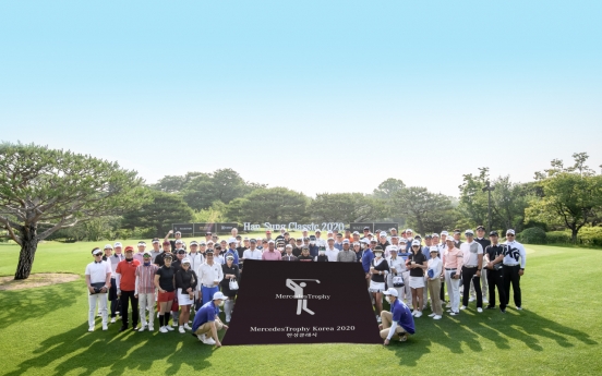Han Sung Motor finishes golf tournament for Mercedes Trophy Korea 2020 Give ’N Golf