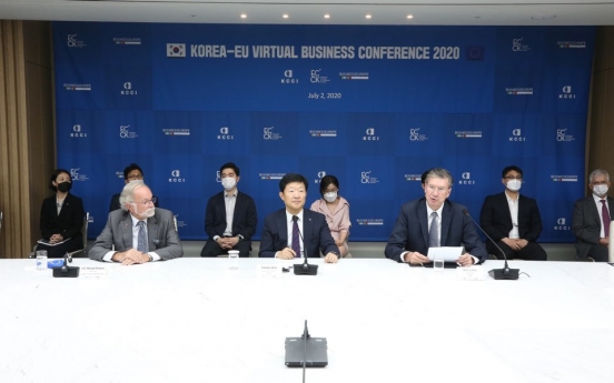 Korean, European businesses seek greater cooperation at virtual conference