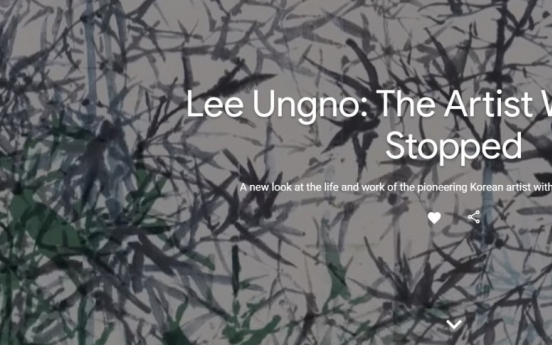 Lee Ung-no reaches international audience through Google Arts & Culture platform