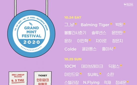 Grand Mint Festival to be held with limited number of audiences