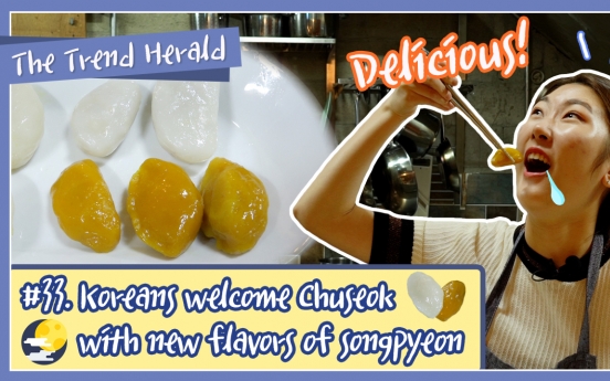 [Video] Koreans welcome Chuseok with new flavors of songpyeon