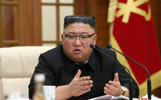 NK’s Kim condemns economic policies at Politburo meeting