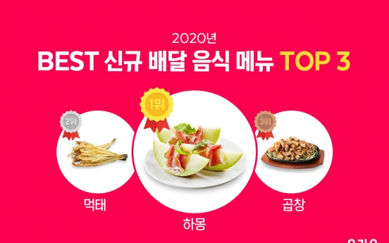 Jamon becomes most popular emerging food on delivery app Yogiyo