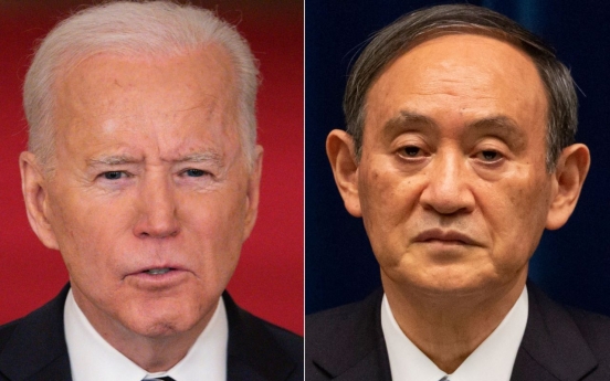 Biden meets Japan's leader to boost China-facing alliances